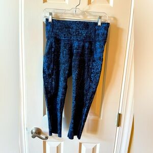 LULU LEMON FAST & FREE LEGGINGS CROPPED